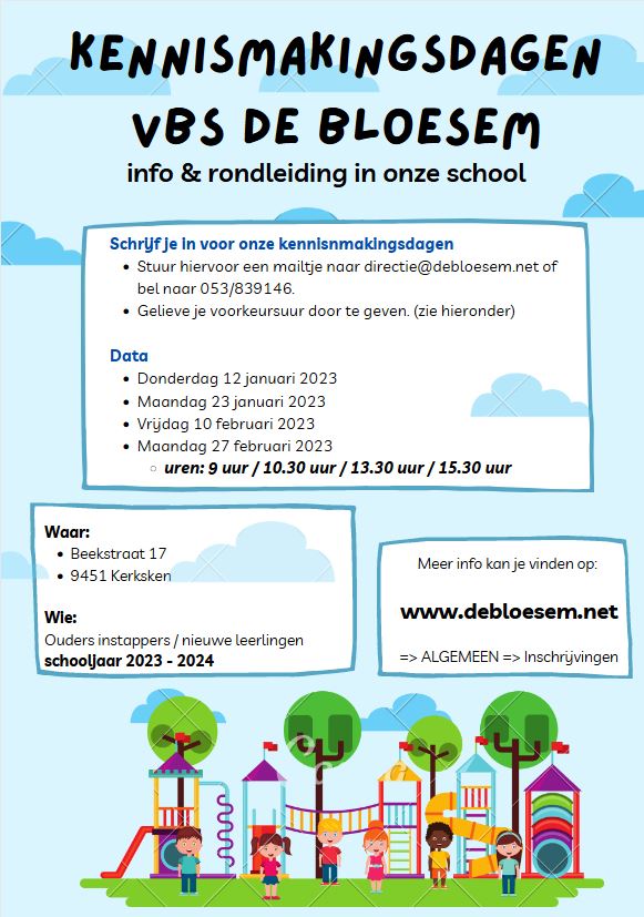 affiche kennismakingsmomenten 2023 2024ok